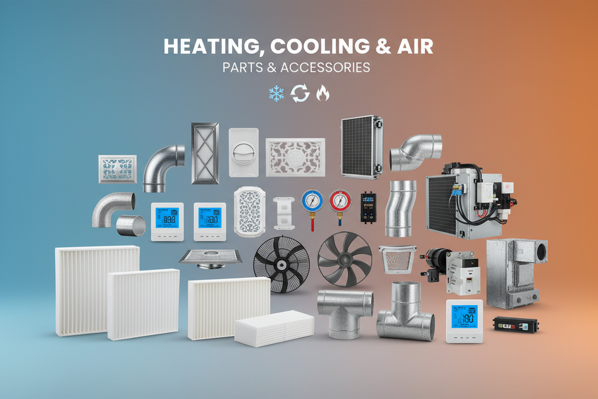 Heating, cooling & air part and accassorise