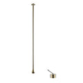 Bathroom Hang Ceiling Deck Mount Basin Faucet Water Drop Faucet Single Handle Hot and Cold Bathtub Faucet Long Spout Mixer Tap(Gold)