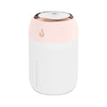 Portable Mini Humidifier for Bedroom, Office, Car, USB Personal Humidifier with LED Lights, 330ML Capacity, Auto Shut-Off, Aromatherapy Diffuser