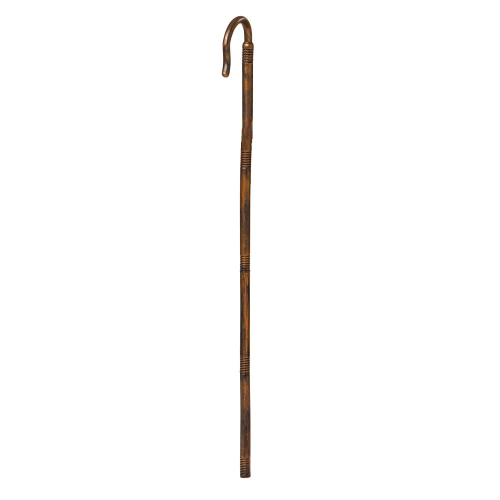 Dress Up America Shepherds Staff - Shepherd Costume Accessories - Shepherds Wooden Crook for Pretend Play