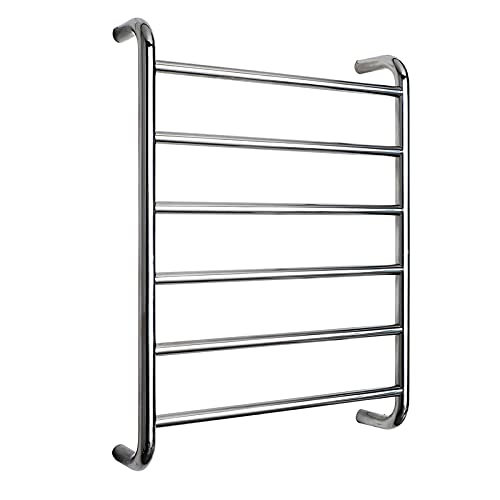 Intelligent Electric Heated Towel Rack,6-Bar Wall-Mounted Towel Warmer Drying Rack,Stainless Steel Electric Heated Towel Rail Bathroom Radiator