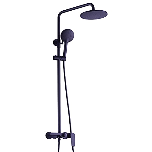 Shower Fixture 3 Functions Shower System Luxury Shower Faucet Set Bathroom Rain Mixer Shower Combo Set for Hotels, Villas