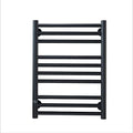 Heated Towel Rail Rails Electric Towel Warmer,Heated Towel Rail Radiator Wall-Mounted Electric Heated Towel Rack and Drying Racks for Bathroom,9 Bars,White