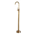 Bathtub Faucets Bath Tub Sink Mixers Floor Mounted Black Brass Free Standing Hot and Cold Bath Shower Set Luxury Hand Shower Tap (Color : Antique)