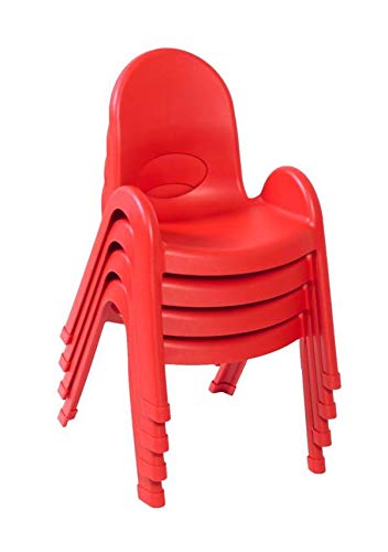 Children’s Factory Value Stack 11"h Chair Stackable Ergonomic Seating Solution for Classrooms Daycares and Homeschools Material Plastic