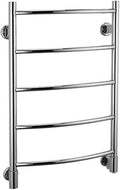 Modern Fashion Electric Heating Towel Rack 500 * 800 mm 5 Bar Home Towel Rack Radiator Bathroom Shower Room Dormitory or Hotel