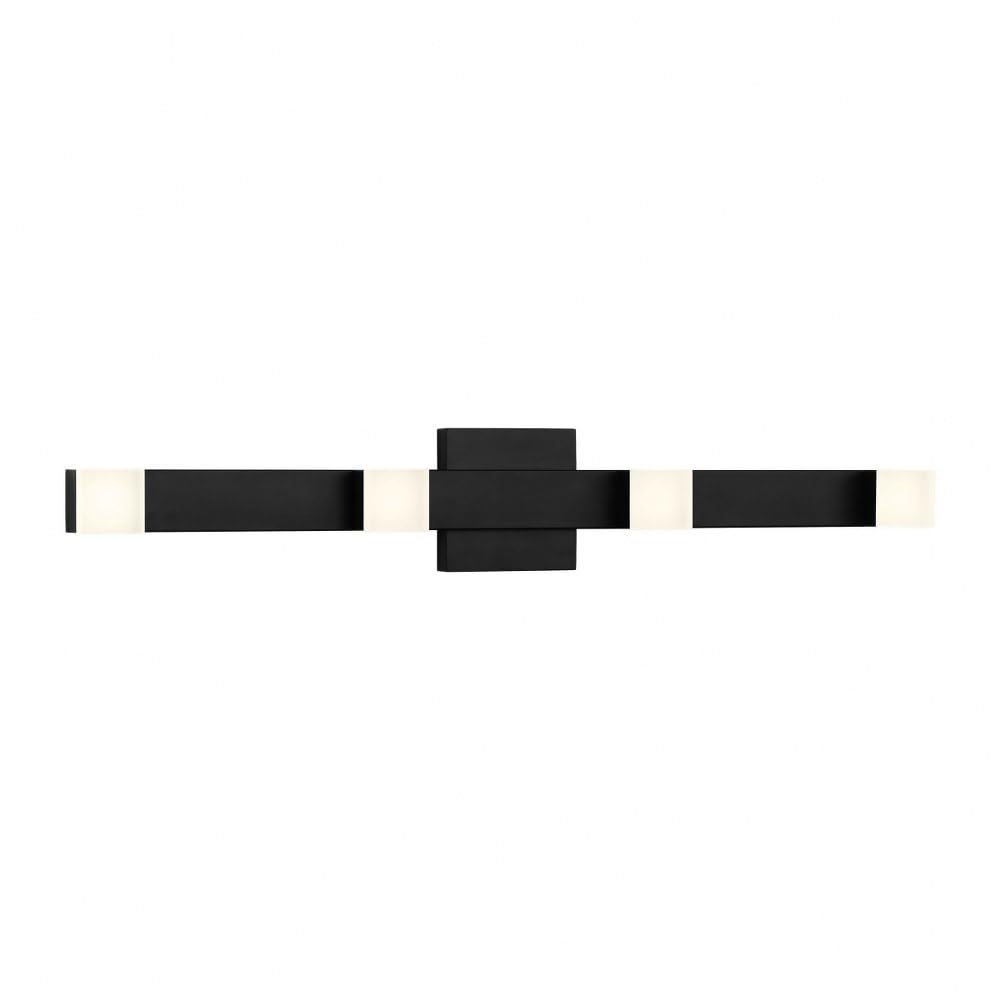Scott Living DJV1071MBK-L1 Brander Extra Large Vanity Midnight Black