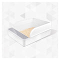 Pet Supplies, Large Open Cat Litter Box with High Sides & Scoop, Tool-Free Assembly