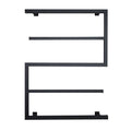 Towel Warmer/Towel Warmer Drying Rack Wall Mounted Electric Black Heated Towel Rack with 5 Bars, 89W 304 Stainless Steel Heated Towel Rail Radiator for Bathroom, 800X600mm,Plug in (One Size)