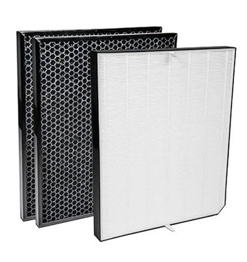 Genuine AirDoctor AD3000/3500 1 Year Replacement Filter Pack. Includes 2 Premium Carbon/VOCs w Pre-Filters + 1 UltraHEPA. Guaranteed Quality & Performance. Removes Smoke, Pollen, Pet Dander
