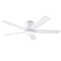 wurzee 52" Ceiling Fan with Light, White,6 Speeds DC Reversible Motor,Timing, Dimmable for Bedroom, Kitchen, Patios