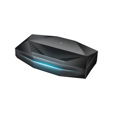 AWOL Aetherion Pro 4K Projector, 2600 ISO Lumens Short Throw Projector, Google TV, PixelLock™ Clarity, 6000:1 Native Contrast UST Projector, Anti–RBE, 4K 200" Display, Dolby Vision, Movie Projector