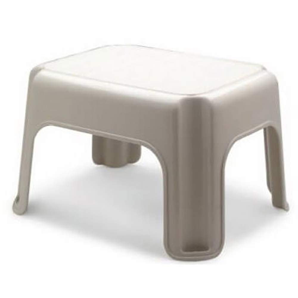 Rubbermaid 2 Pack Lightweight Slip Resistant Roughneck Tough Step Stool, Tan