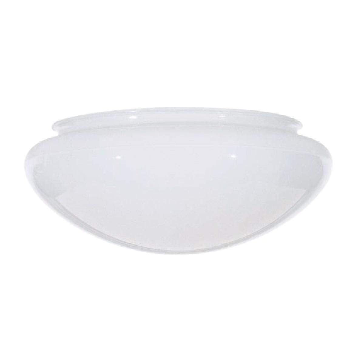 10-Inch White Classic Globe, Dome, Fitter 9-7/8 Inch, Replacement Mushroom Glass Shade for Pendant, Fan light , Bathroom