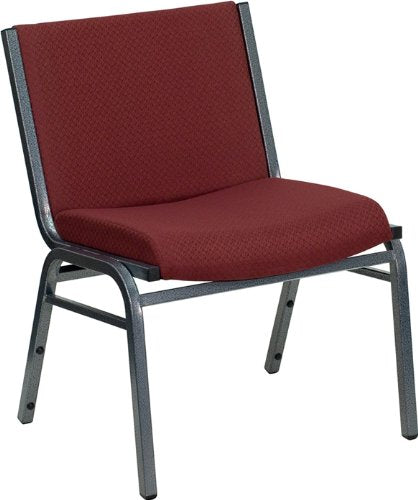 Flash Furniture Hercules Big & Tall Fabric Stack Chair, Burgundy, 2-pack, Set of 2