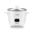 Dash Mini Ceramic Rice Cooker - Designed for Single-Serve Cooking - Compact Rice Cooker with Nonstick Removable Pot, Keep Warm Function & Easy-to-Clean Sleek Design - White Ceramic