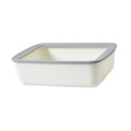 Open Top Pet Litter Tray Easy Clean Cat Toilet Sand Box Indoor Cats Litter Basin- White