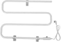 Heated Towel Rail Rails Towel Warmer,Towel Warmer, Home Bathroom 90W Electric 4-Bar Towel Drying Rack,Wall Mounted Design Towel Hanger, Towel Heater