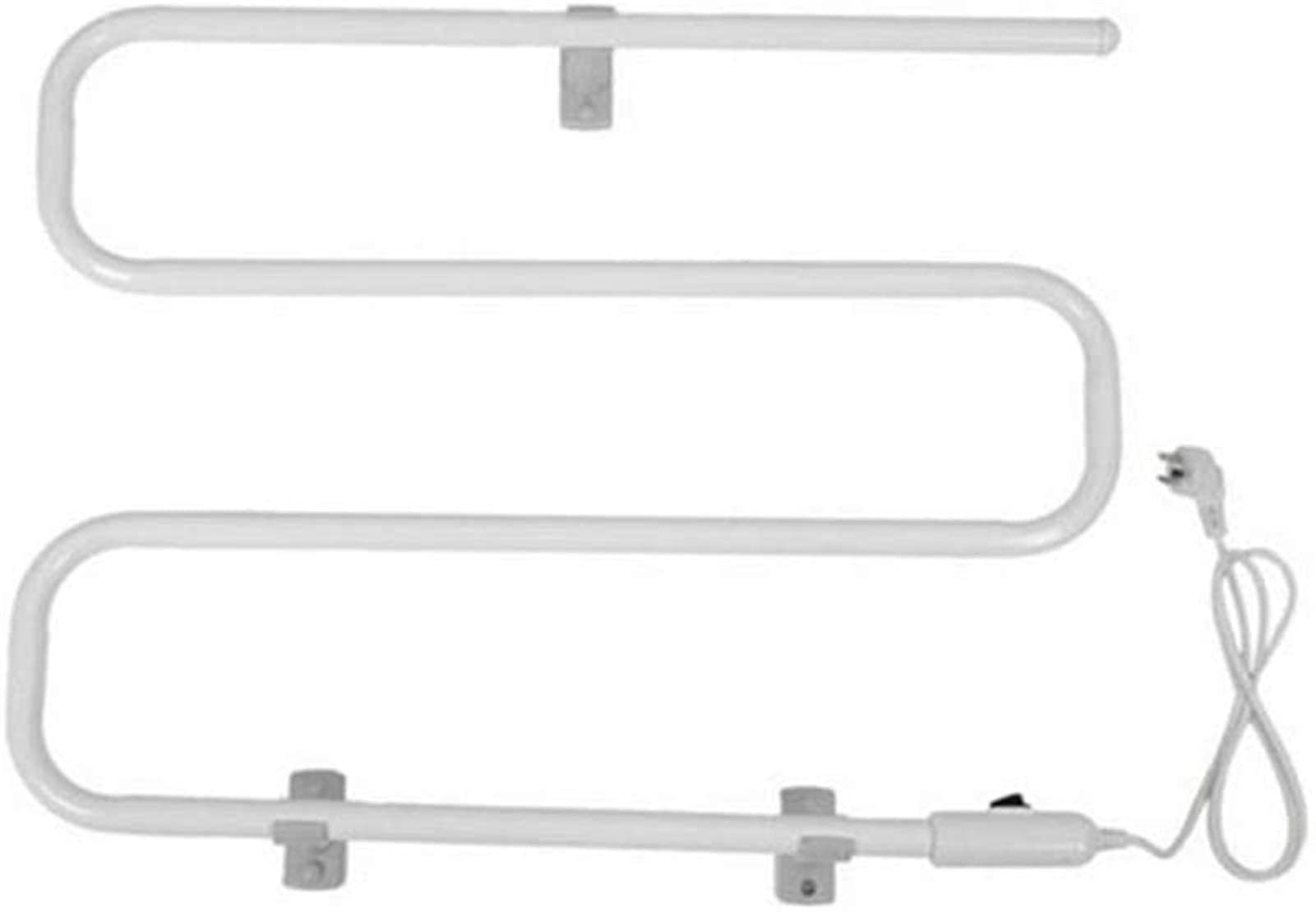 Heated Towel Rail Rails Towel Warmer,Towel Warmer, Home Bathroom 90W Electric 4-Bar Towel Drying Rack,Wall Mounted Design Towel Hanger, Towel Heater