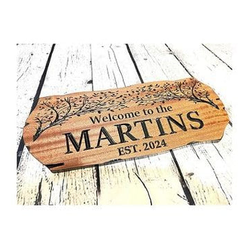 Custom Wooden Sign Personalized Outdoor Cabin Sign Custom Cabin Sign Family Name Signs