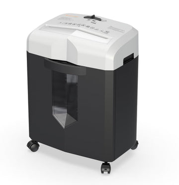 Bonsaii 12-Sheet Micro Cut Paper Shredder, 60-Minute P-4 High Security Shredders for Home Office, Shreds CD/Credit Card/Mail/Staple/Clip, Jam-Proof System with 4.2 Gal Pullout Bin (C266-BW)
