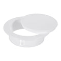 PATIKIL Air Conditioning Wall Hole Cover 4" (102mm), Air Conditioner Blocking Hole Plug Fit for 4-4.4" Hole Decoration Water Pipe Sealing Plate Cover, White