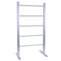 Bathroom Accessories Towel Warmer Freestanding Smart Electric Heated Towel Rack with 5 Round Bars, Aluminum Alloy Mute Thermostat Heated Towel Rail