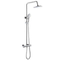 Shower System,High Pressure Rainfall Shower Head,Handheld Shower Head and Shower Faucet Valve,Thermostatic Bathroom Luxury Rain Mixer Shower Combo Set,Wall Mounted