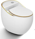 Smart One-Piece Toilet with Super, Modern Mute Ceramics Bidet Toilet for Home Hotel Bathroom,F-665x465x555mm