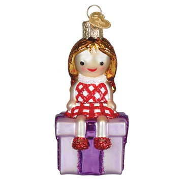 Old World Christmas Misfit Doll Glass Blown Ornament for Christmas Tree, Handcrafted Holiday Decoration, Rudolph Collection
