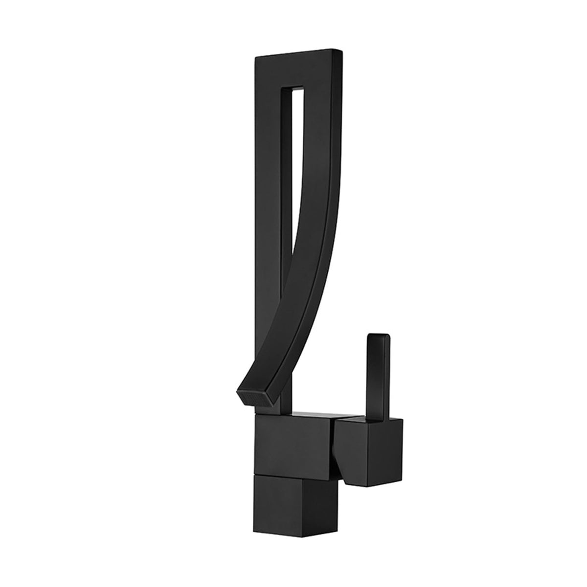 Bathroom s Waterfall, Hot and Cold Single Hole s for Bathroom Basin, Brass Single Lever,Chrome,Black