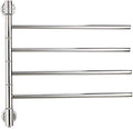 Towing Warmers Bathroom Wall Stainless Steel Electric 555 x 540 mm 180 ° Rotating Towel Rail Radiator Warm Clothing and Towel