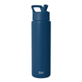 Simple Modern Water Bottle with Straw Lid | Vacuum Insulated Stainless Steel Metal Thermos | Reusable Leak Proof BPA-Free Flask for Sports Gym | Summit Collection | 30oz, Slumberland
