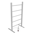 5-Bar Freestanding Towel Warmer Heated Towel Rack and Drying Rack Home Bathroom 100W Electric Towel Drying Rack Hot Towel Rack