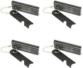 Magnesium Flint Fire Starter, 4 Pack | Survival Fire Blocks With Striker, For Camping/Hiking/Emergency