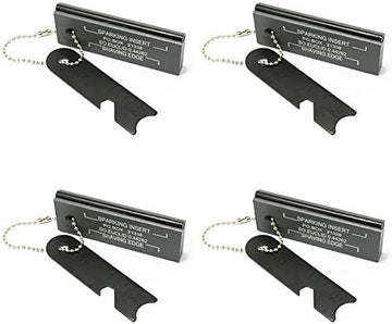 Magnesium Fire Starter Waterproof Fire Steel,4 Pack | Survival fire Striker Kit for Camping, Hiking, Hunting, Backpacking,Outdoor