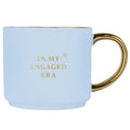 Sweet Water Decor In My Engaged Era Mug, 14oz Fine Bone China Cup for Tea & Coffee, Gold Handle & Rim, Engagement Gift for Fiancee & Bride-to-be, Bridal Shower Decoration and Gift for Future Wife