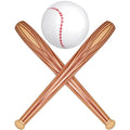 Lewtemi 3 Pcs Set of Inflatable Baseball Bat Beach Ball Including 2 Inflatable Baseball Bat and Beach Pool Ball Summer Party Favors for Pool(Wood Color)