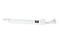 Touch 'n Hold Smooth Door Closer - Single Kit (White) - Standard-Duty Door Closer with Touch-Button Hold Open Feature & Smooth Closing Motion – for (Medium & Lightweight) Storm, Screen Doors.