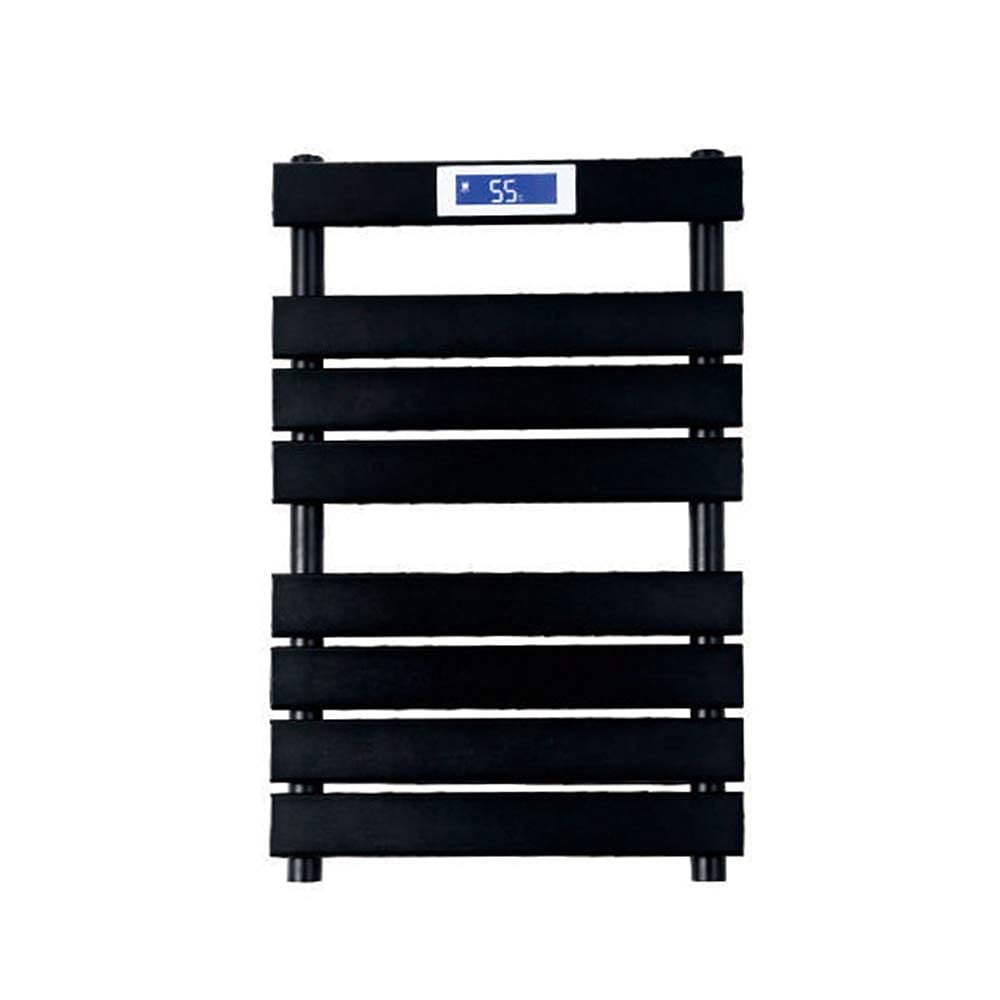 APUM Towel Warmers - Bathroom Wall Mounted Plugin 8 Timer Polished Waterproof Towel Heater Rail Energy Saving 30.7"x19.6" 110W