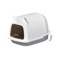 Pet Supplies, Enclosed Large Cat Litter Box with Hood, Anti-Splash & Easy-Clean Tray