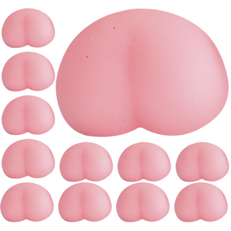 Pinch Toys Cute Squeeze Stress Relief Toy for Kids Mini Soft TPR Fun Squishy Fidget Perfect for Home and Office Decoration Pink 1 57 X 1 37 X 0 74 Inch