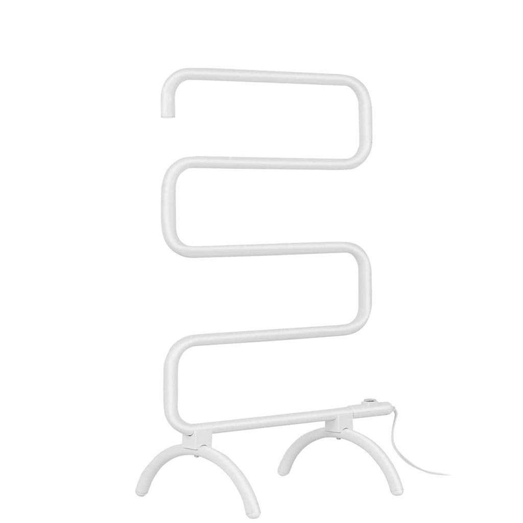 LUNEZY Bathroom Towel Drying Rack Electric Freestanding Electric Heated Bath Towel Warmer Rack Stainless Steel Towel Heater Rail Quick Towel Dryer