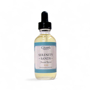Columbia Serenity Sands Home Fragrance Oil, 2oz – Xcaret Hotel Scent, Luxury Resort-Inspired Sandalwood & Vanilla Diffuser Oil