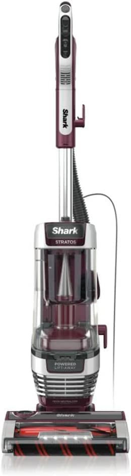 Shark AZ3000 Stratos Powered Lift-Away Upright Vacuum with DuoClean PowerFins HairPro, Self-Cleaning Brushroll Odor Neutralizer TechnologyQ (Renewed)