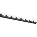 Tipace 8 Lights Modern LED Black Vanity Light for Bathroom Wall Light Up and Down LED Bathroom Light Fixtures Over Mirror(White Light 6000K)