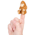 Archie Mcphee Bigfoot Finger Puppets - Bulk Box, 2-inch Length, Soft Vinyl, Multicolor, 13095