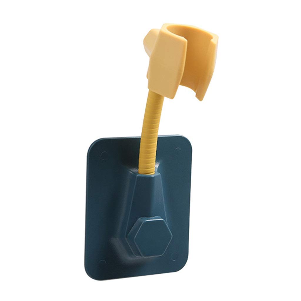 Shower Bracket Plastic Wall Gel Mounted Shower Stand Bracket Holder Hand Held Bathroom Shower Fitting Portable Bathroom Accessories (Color : 2) (3 )