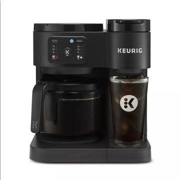 Keurig K-Duo Essentials Gen 2, Hot & Iced Single Serve K-Cup Pod & Carafe Coffee Maker - Black (Renewed)