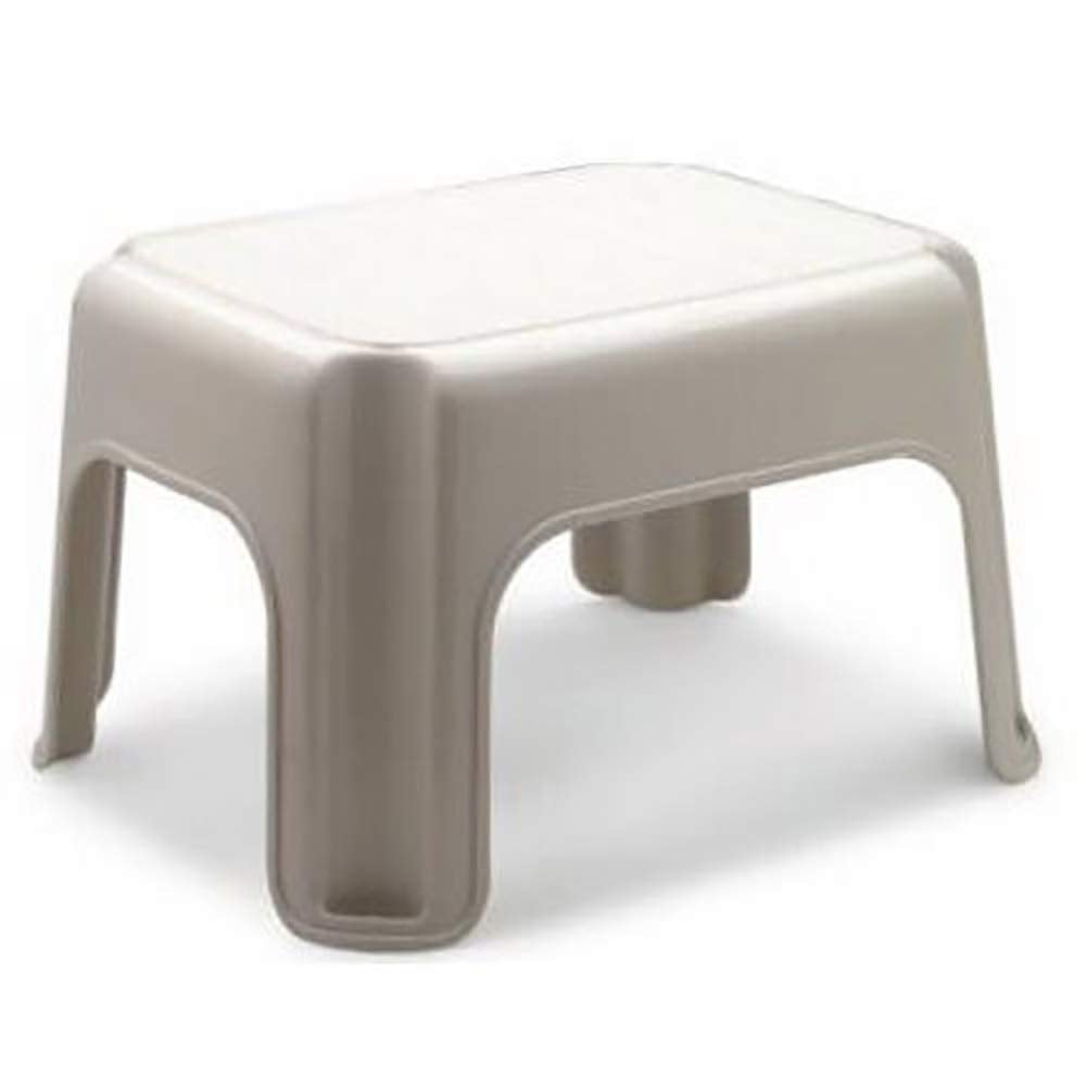 Rubbermaid 2 Pack Lightweight Slip Resistant Roughneck Tough Step Stool, Tan